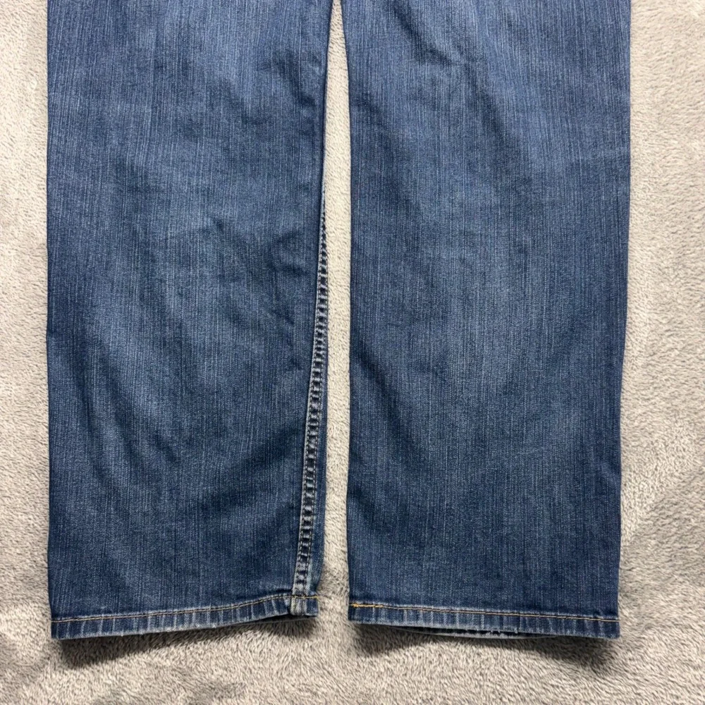 Levi's 514 Straight Fit Jeans Men 33x34 Blue Zip Fly Denim Good Condition